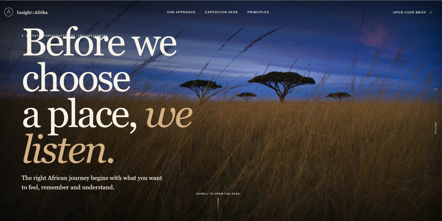 Expedition Desk safari trip planning tool website